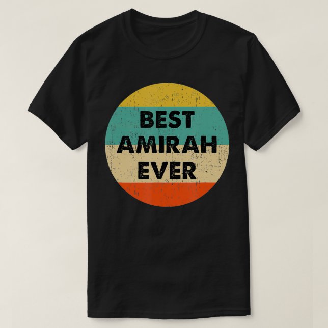 Camiseta Amirah Name  (Frente do Design)