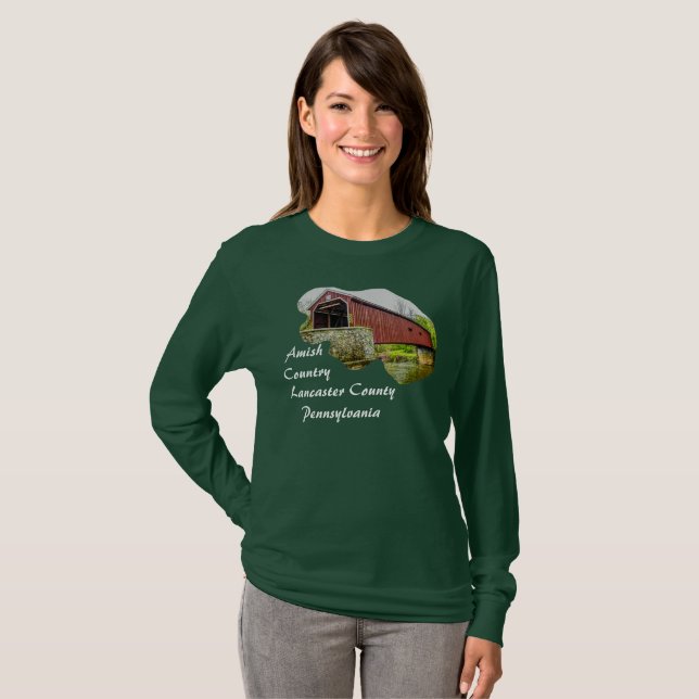Camiseta Amish Country - Lancaster Pensilvânia - T-shirt (Frente Completa)