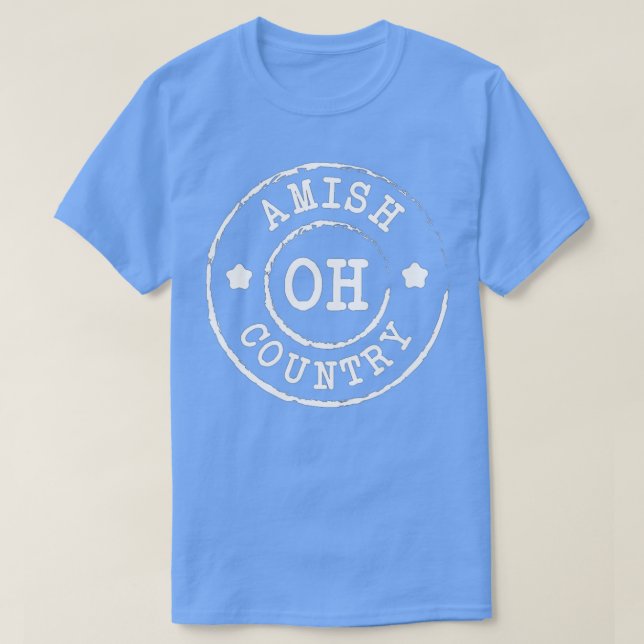 Camiseta Amish Country OH  Ohio  (Frente do Design)