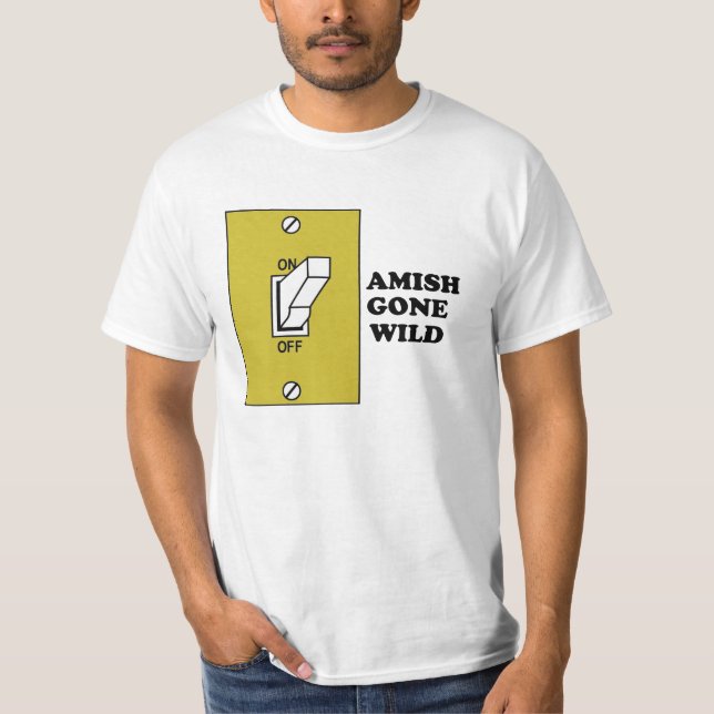 Camiseta Amish idos selvagens (Frente)