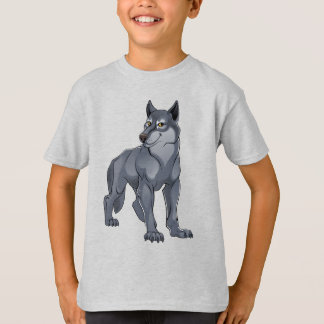 Camiseta Amistoso Lobo Gris