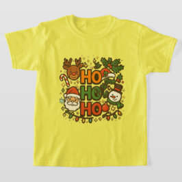 Camiseta AMITA | HO HO HO Holiday Crew Tee