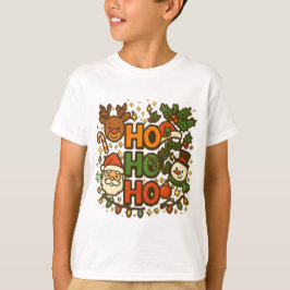 Camiseta AMITA | HO HO HO Holiday Crew Tee