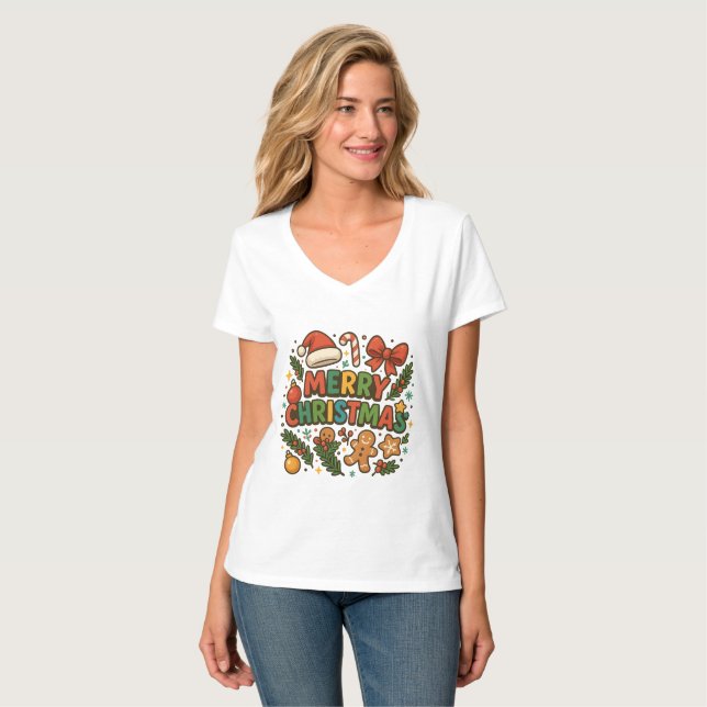 Camiseta AMITA | Merry Christmas Party Tee (Frente Completa)