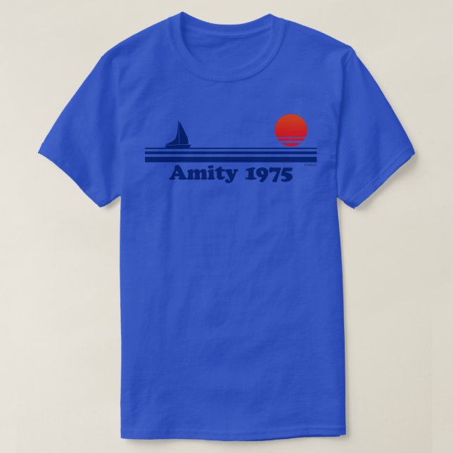 Camiseta Amity 1975 Hoodie (Frente do Design)