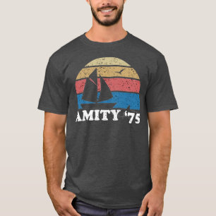 Camiseta Amity Beach 75 O Verão das Tubarão