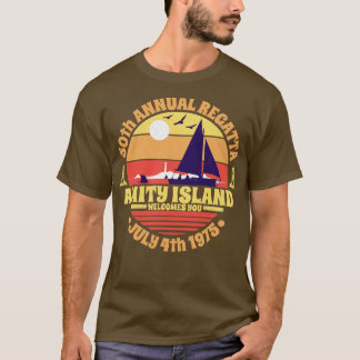 Camiseta Amity Island 50th Annual Regatta 4 de julho de 197