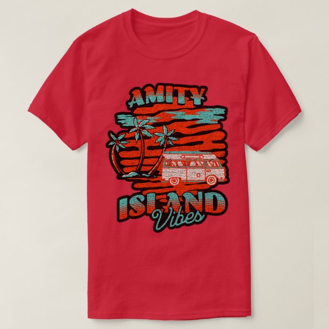 Camiseta Amity Island Vibes TShirt (Frente do Design)