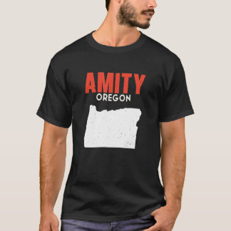Camiseta Amity Oregon EUA State America Viagem derrejon