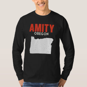 Camiseta Amity Oregon EUA State America Viagem derrejon
