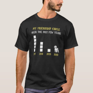 Camiseta Amizade Ao Círculo Engraçado Roupa Maltês Para
