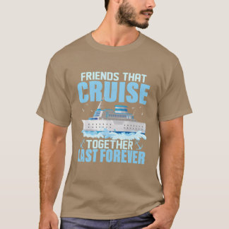 Camiseta Amizade Cruiseogéter Última Vacinação para Sempre