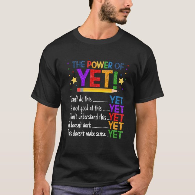 Camiseta Amizade De Crescimento Do Professor O Poder Da Apt (Frente)