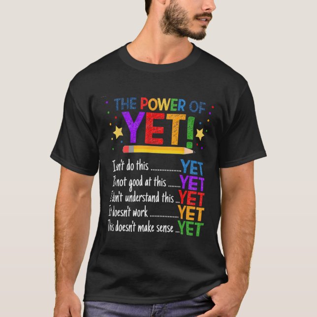Camiseta Amizade De Crescimento Do Professor O Poder Da Apt (Frente)