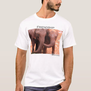 Camiseta Amizade - elefantes