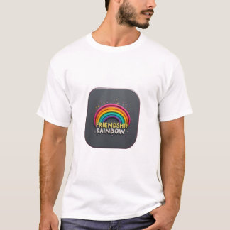 Camiseta Amizade Rainbow