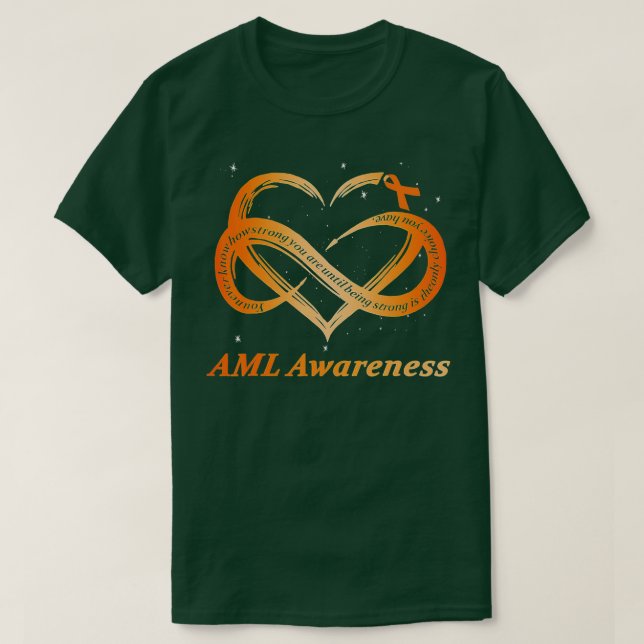 Camiseta AML Guerreiro Im Leucemia Mieloide Bonita Awarene (Frente do Design)