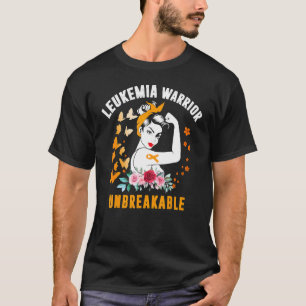 Camiseta Aml Leukemia Guerreiro Laranja Inseparável Str