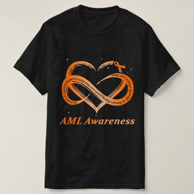 Camiseta AML Warrior I'm Fine Acute Myeloid Leukemia Awaren (Frente do Design)