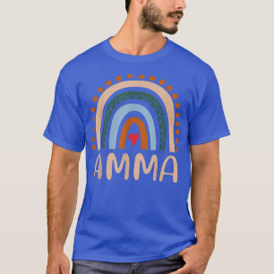 Camiseta Amma Rainbow Vovó Bonita Dia de as mães Engraçado