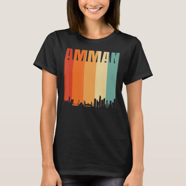 Camiseta Amman Skyline (Frente)