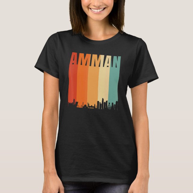 Camiseta Amman Skyline (Frente)