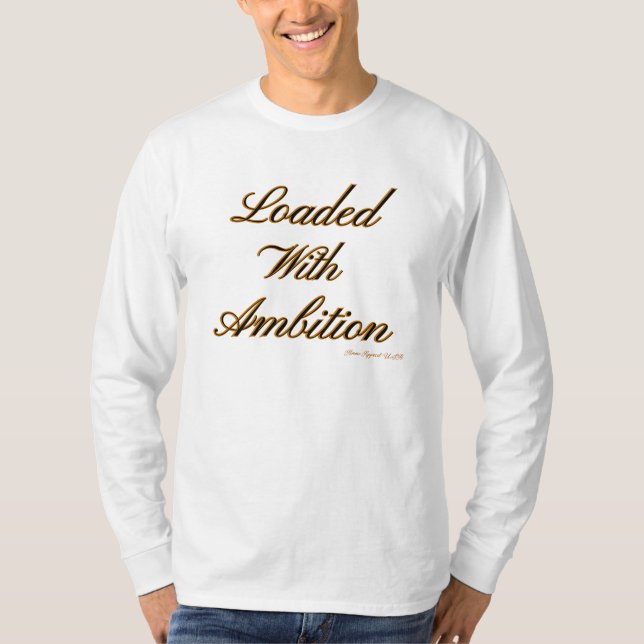Camiseta AMMO Roupa USA Carregada W. Ambition II Long Sleev (Frente)