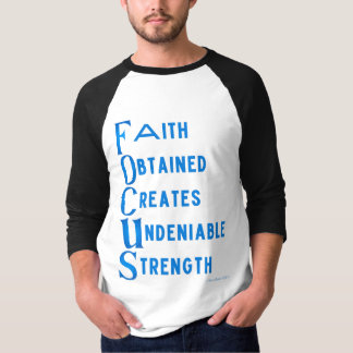Camiseta Ammo Roupa USA Focus Acronym Men 3/4 Raglan