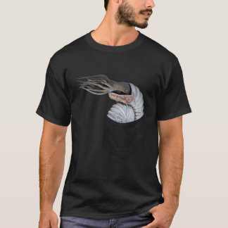 Camiseta Ammonite Em Amóides De Bolso Moluscos Atingindo C