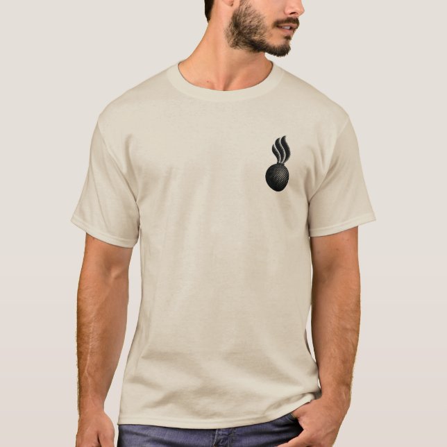 Camiseta Ammunitions - Símbolo de Pote de distância IYAYAS (Frente)
