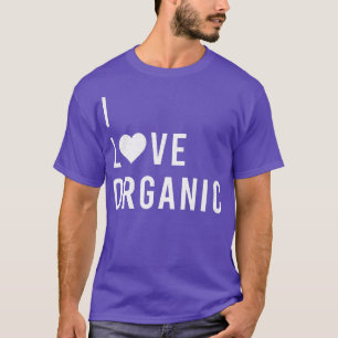 Camiseta Amo a declaração de diversão vegetariana