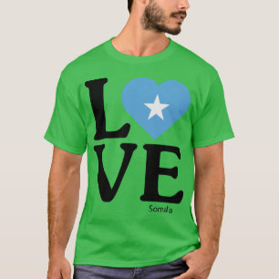 Camiseta Amo a Somália retrô