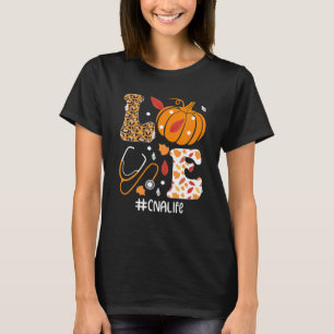 Camiseta Amo a Vida CNA Abóbora Outono Ação de Graças