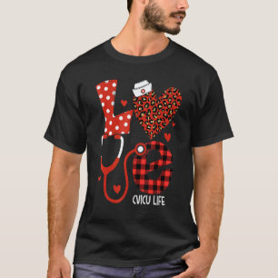 Camiseta Amo a vida CVICU Enfermeira do Vale do Coração Imp