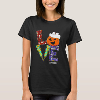 Camiseta Amo a Vida de Enfermeira em PICU Enfermeira de Hal
