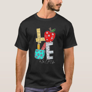 Camiseta Amo a vida do SLP Engraçado de volta à escola 1Rua