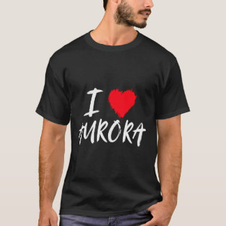 Camiseta Amo Aurora Esposa Filha Mãe Namorada Avô
