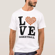 Amo Basquete - Coração por Bolas