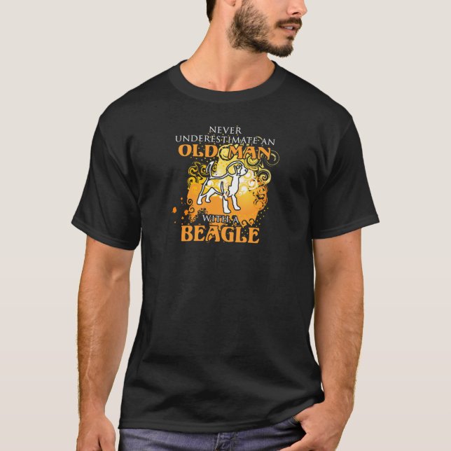 Camiseta Amo Beagle Funny Gift (Frente)