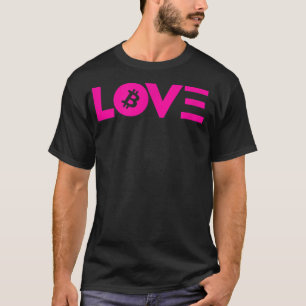 Camiseta AMO BITCOIN & ETHEREUM CRIPTO MOEDA PINK Inves