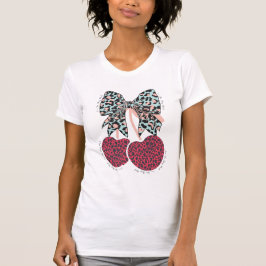 Camiseta Amo cereja muito fruta engraçado