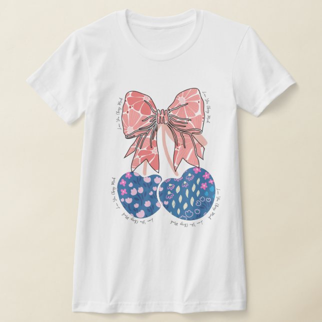 Camiseta Amo cereja muito fruta engraçado (Postura )