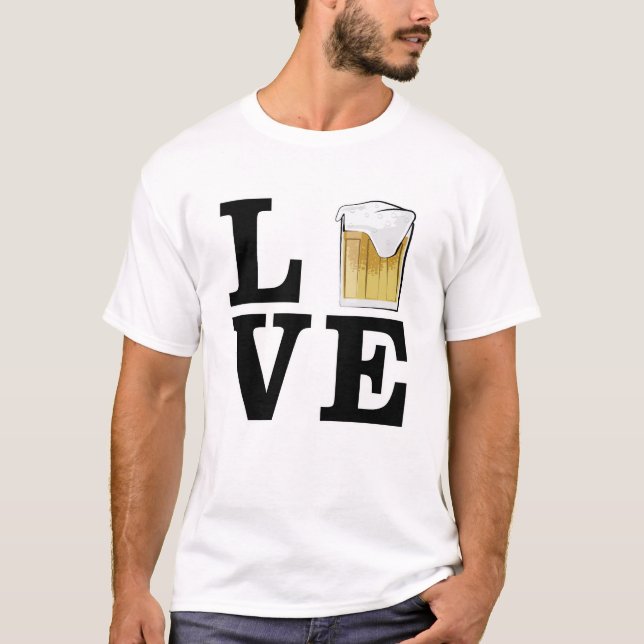Camiseta Amo Cerveja (Frente)