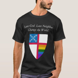 Camiseta Amo Deus. Vizinho do Amor. LGBTQ episcopal