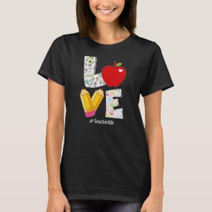 Camiseta Amo Ensino, Professor Adora Ensinar