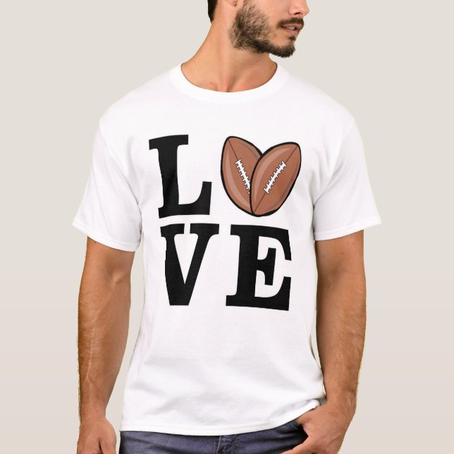 Camiseta Amo Futebol Americano (Frente)