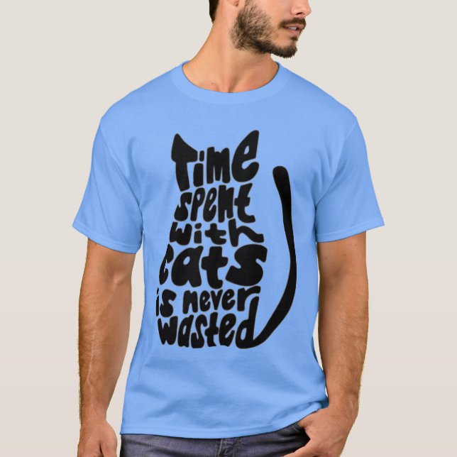 Camiseta amo gatos retrô (Frente)