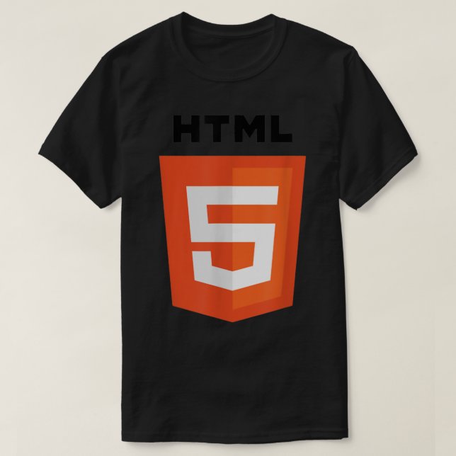 Camiseta Amo HTML5 (Frente do Design)