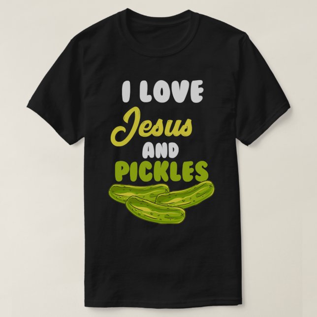Camiseta Amo Jesus Picles Religiosos 1 (Frente do Design)