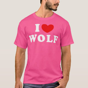 Camiseta Amo Lobo, Coração Lobo